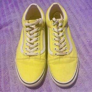 Neon Yellow Vans